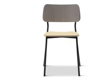 TULA METAL 319-M - Stackable steel chair with beech back by Origins 1971 - view 3